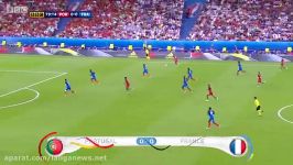 فینال یورو 2016 خلاصه بازی پرتغال 1 0 فرانسه HD