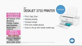 پرینتر جدید اچ پی DeskJet 3755 All in One