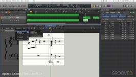 دانلود آموزش ویرایش نوت های موسیقی در Logic Pro X...