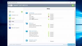 آموزش ESET Smart Security 7 تنظیمات نرم افزار Setup