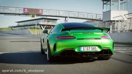 مرسدس AMG GT R  هالک  در پیست مسابقه