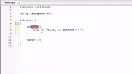 Buckys C++ Programming Tutorials  8  if Statement