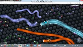 13000 امتیاز نفر سوم لیدر بورد در slither.io