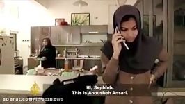 لحظه سورپرایز شدن دختر ایرانی تماس انوشه انصاری