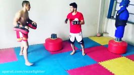 تمرینات فوق العاده رضا رضوی برای حضور در مسابقات mma