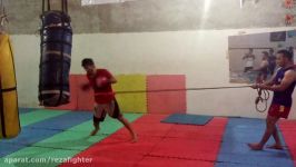 تمرینات رضا رضوی برای مسابقات حرفه ای MMA