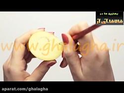 ویدئو آموزش تزئین جلد دفتر ویژه دختر خانوما