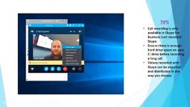 چگونگی ضبط جلسات آنلاین Skype For Business