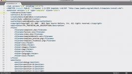 طراحی قالب اختصاصی جوملا 13ایجاد فایل XML قالب جوملا