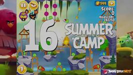 پرندگان خشمگین فصول summer camp مراحل 1 21