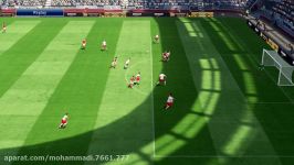 شبیه ساز قیچی شقیری به لهستان در pes 2016 خیلی کم حجم