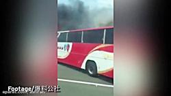 26 کشته در آتش سوزی اتوبوس در تایوان