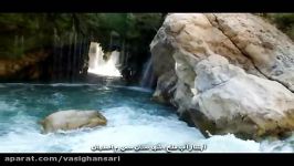 آبشار زیبا استثنایی آب ملخ ، سمیرم اصفهان