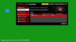 نرم افزار  safe bit نگهداری فایل محرمانه