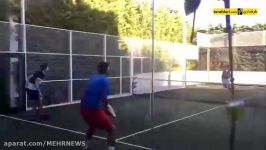 تنیس بازی کردن پویول پیکه