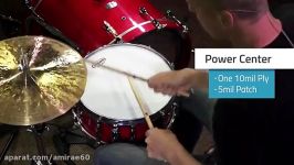 Evans Power Center  Snare Drum Head Review