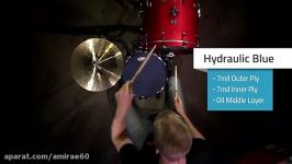 Evans Hydraulic Blue Coated  Snare Drum Head Review