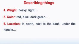 Describing in IELTS