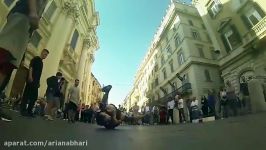 Slow motion series  BBoy DAVID  Shoulderspin