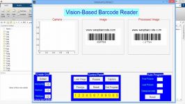 فیلم پروژه تشخیص بارکد نرم افزار MATLAB