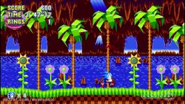 گیم پلی کوچک بازی آینده Sonic Mania  مراسم یک مرداد