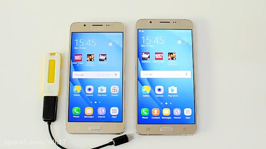 آزمایش پشتیبانی OTG برای Galaxy J5 Galaxy J7 نسخه2016