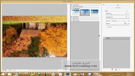 فیلم آموزش ایجاد بازتاب تصویر در آب نرم افزار فتوشاپ