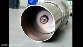 Homemade jet engine PHIL V40237 turbofan