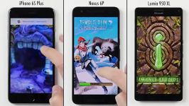 iPhone 6S Plus vs. Nexus 6P vs. Lumia 950 XL Speed Test