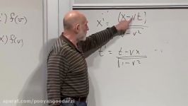 susskind lectures  special relativity 1