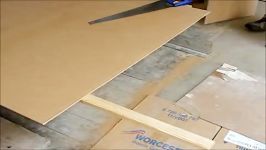 Make a pair of flush wardrobe doors