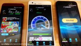 Htc 10 vs Htc one x9 vs Htc one m7  Wifi Speed Test