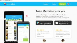 یادگیری لغات هر زبان فلش کارت سایت memrise.com