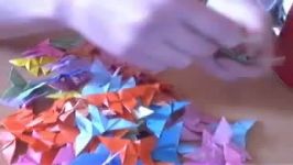 A simple origami Butterfly  اوریگامی