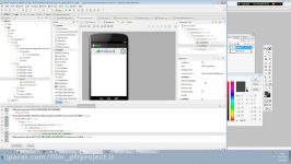 طراحی دیزاین در اندروید استادیو فیلم آموزشی اندروید