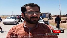 بازدید مسئول بسیج رسانه خوزستان مناطق سیل زده شعیبیه