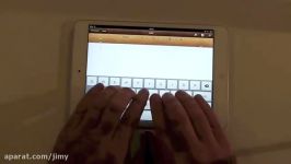 iPad Mini  Keyboard Review  Onscreen typing