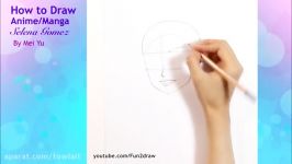 How to Draw Selena Gomez  Manga Anime