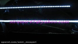 نورپردازی LED STRIP در داخل چراغهای جلو رنو لوگان ال 90