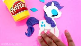 MY LITTLE PONY Rarity made with Play doh