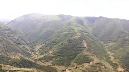 کوه های پوشیده جنگل های بکر سرسبز روستای کلاثور