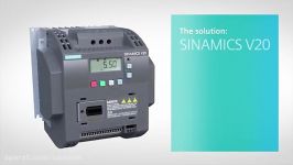 SINAMICS V20 یک مبدل برای نیازهای اولیه