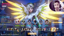 Overwatch  گیم پلی بازی فرشته Mercy به زبان فارسی