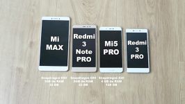 Mi max vs mi5 vs rn3 pro vs r3 pro