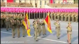 رژه ارتش کره شمالی در هفتادمین سالگرد حزب کارگر