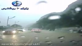 نجات معجزه آسا مرگ در جاده چالوس