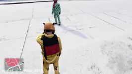 GTA 5 Funny Moments  Snowball Fights Snowmen Deliver