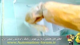 پروژه خط رنگ الکترواستاتیک ربات صنعتی ABB