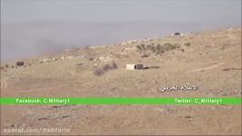انهدام مقر النصره کورنت توسط حزب الله در جرود عرسال