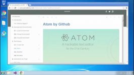 How to install Atom by Github in Windows